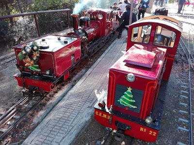 Trains in Oreneta Park Trains in Oreneta Park