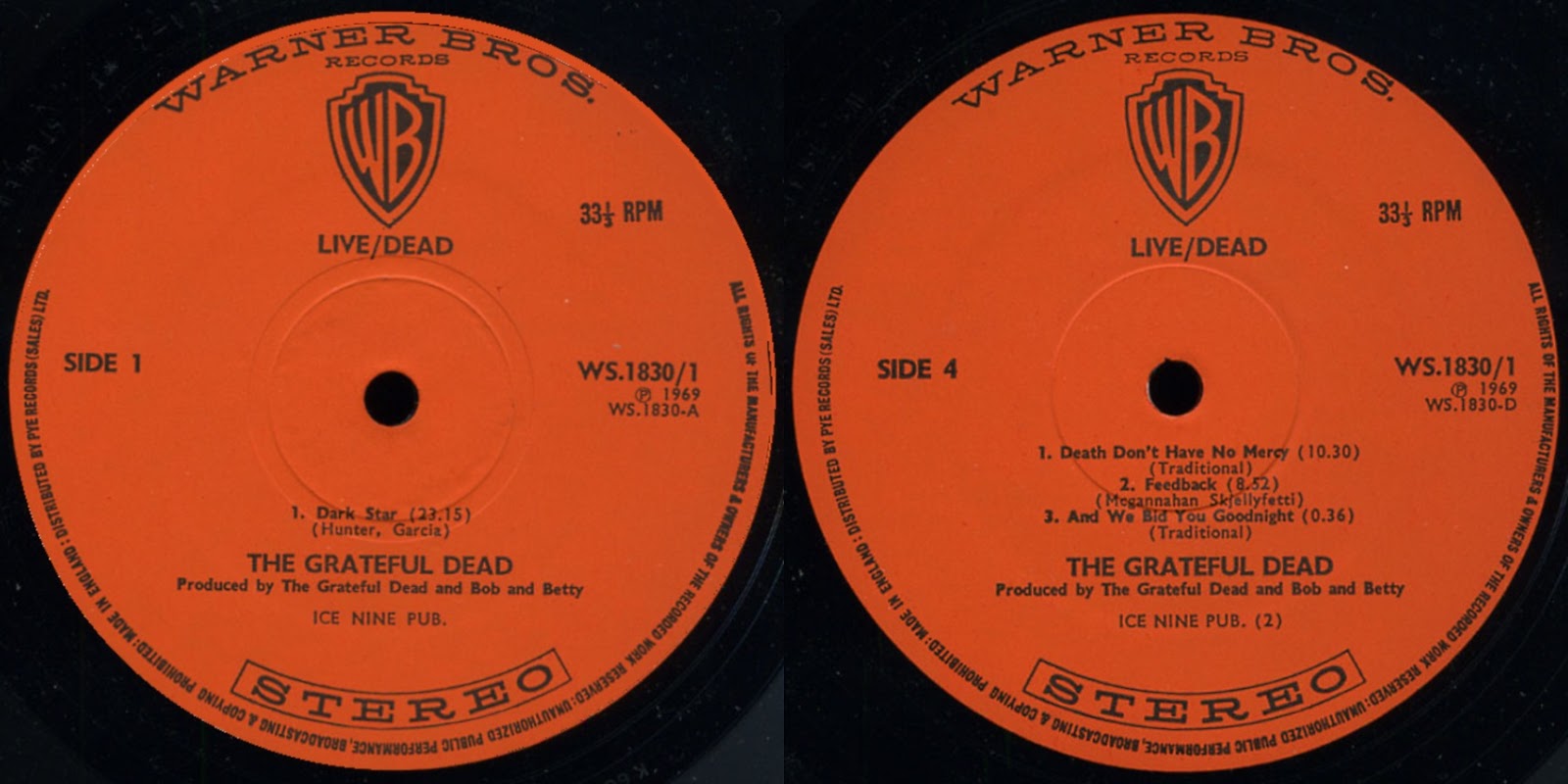 Different Perspectives In My Room...! GRATEFUL DEAD LiveDead (2LP1969)