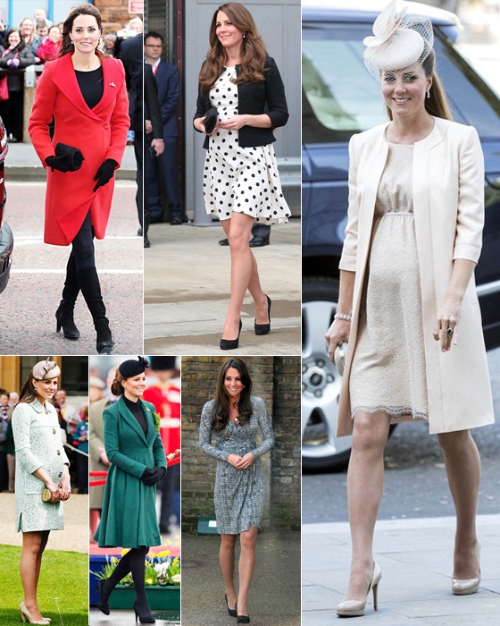 A moda! El estiloso embarazo Kate Middleton / La en la cultura