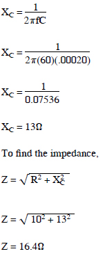 capacitive reactance