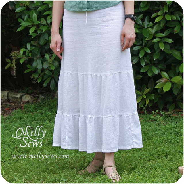Cotton Gauze Maxi Skirt Melly Sews