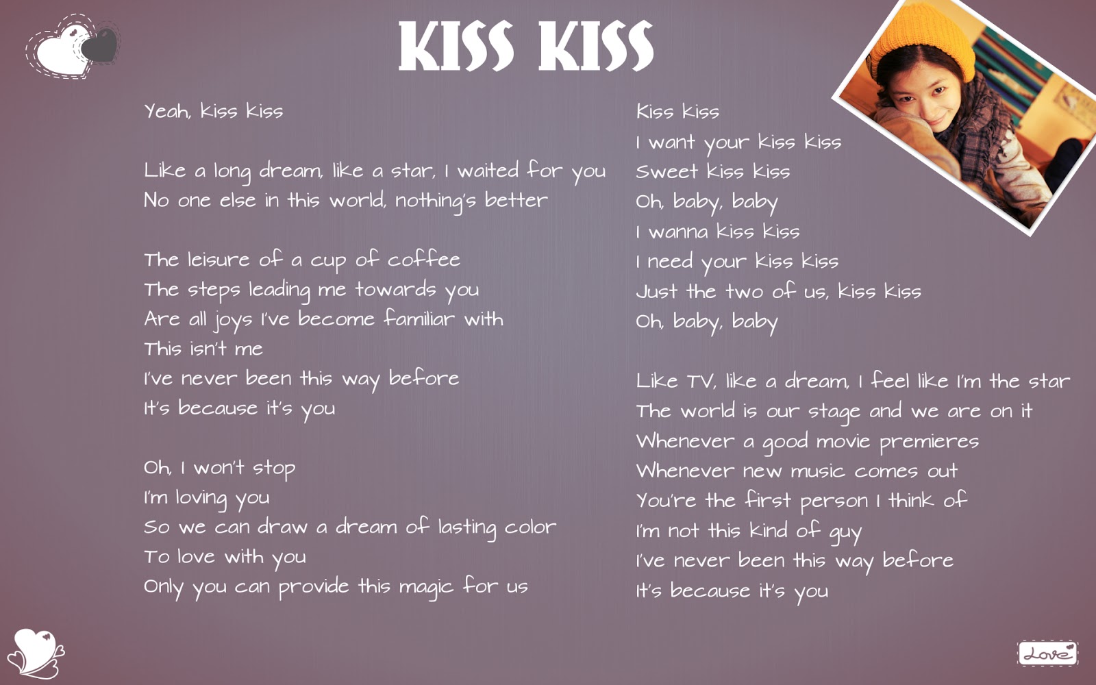 Переводы на русский песни kiss. Kiss текст. Песня Kiss Kiss Kiss Kiss Kiss. Kis Kis песня. Слова песни one Kiss.