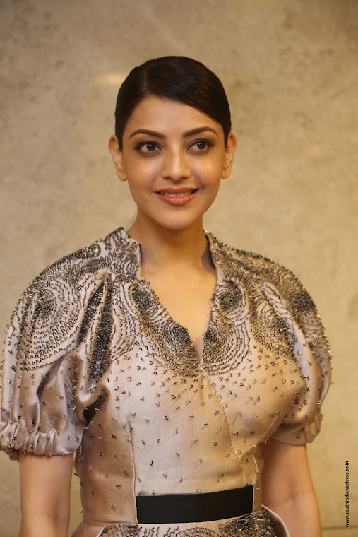 Kajal Aggarwal at MLA movie Pre Release
