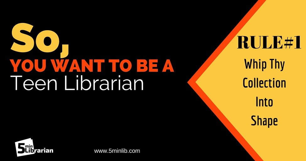 5 Minute Librarian: So You Want to Be a Teen Librarian
