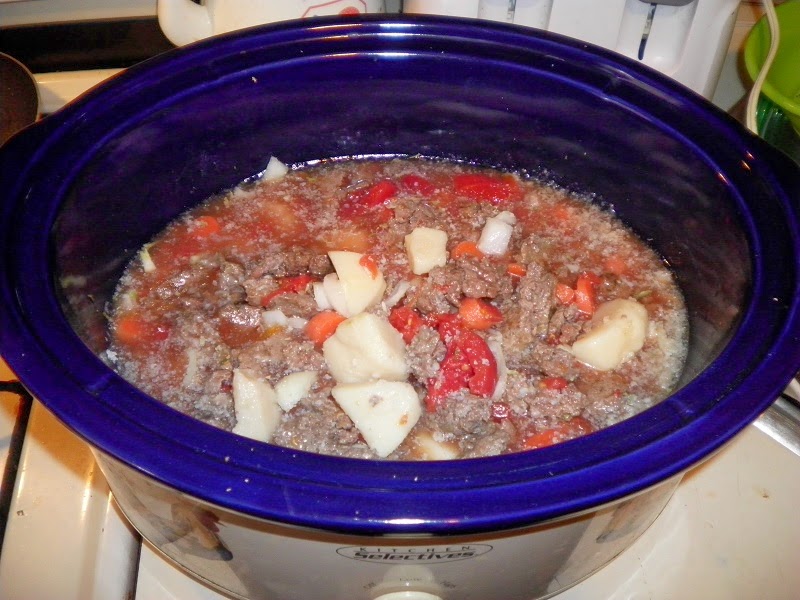 Simply Self Sufficiency Crockpot Venison Burger Stew