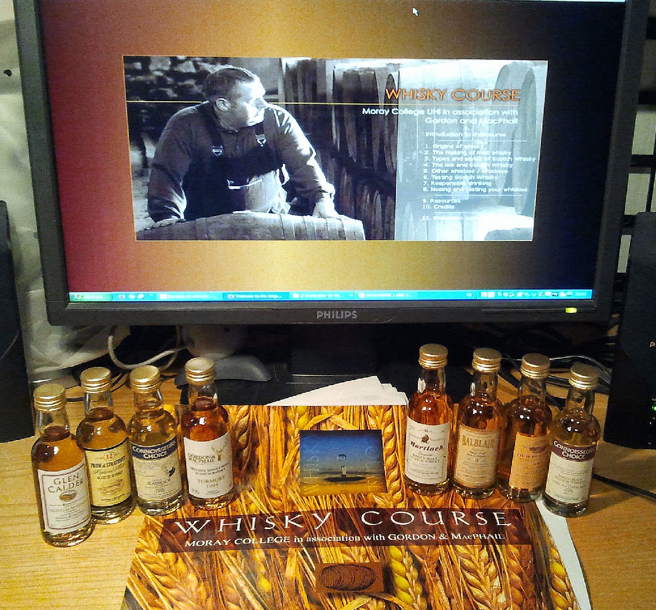 Malt whisky Whisky Course del Moray College