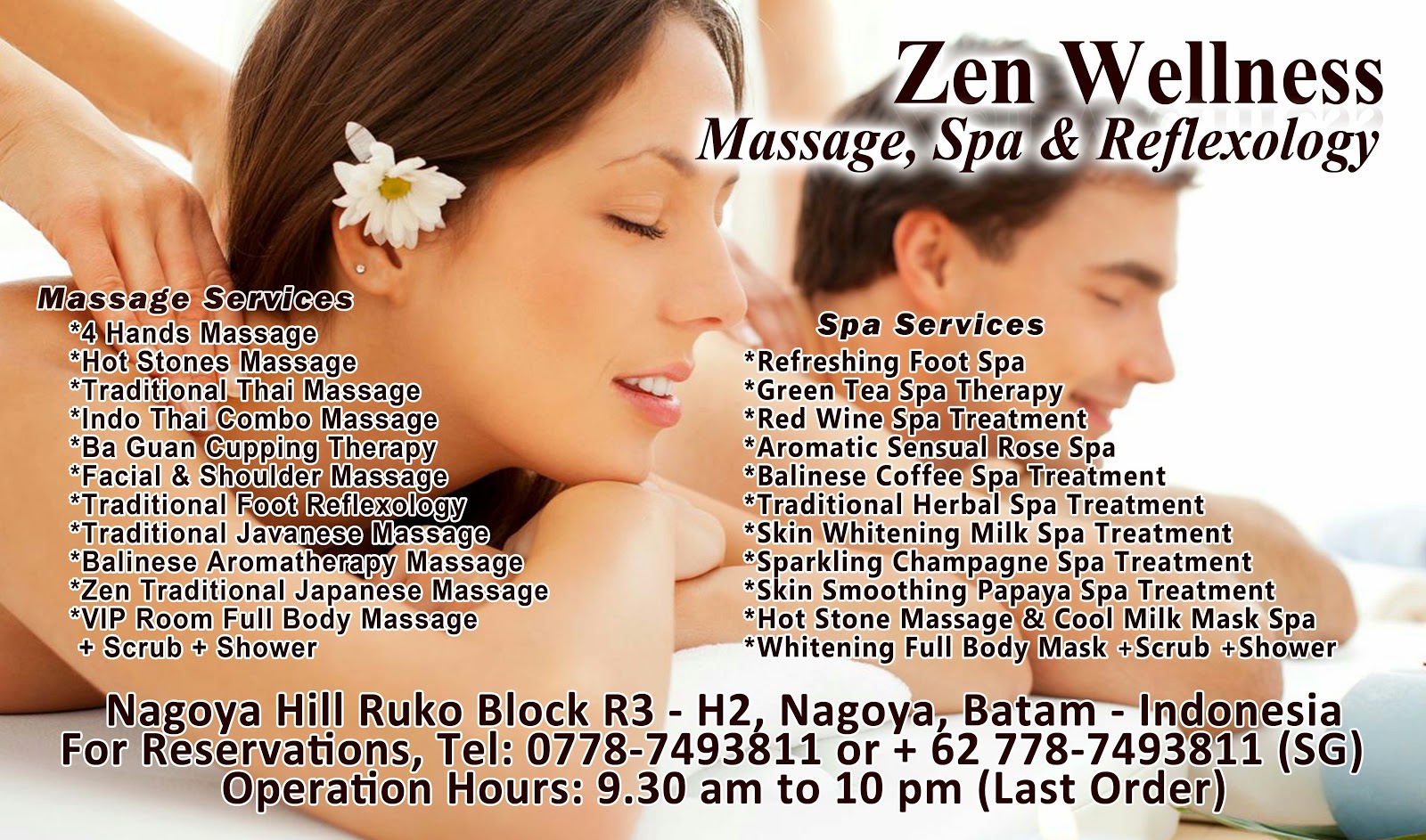 Zen Wellness Batam Massage Spa And Reflexology Zen Wellness