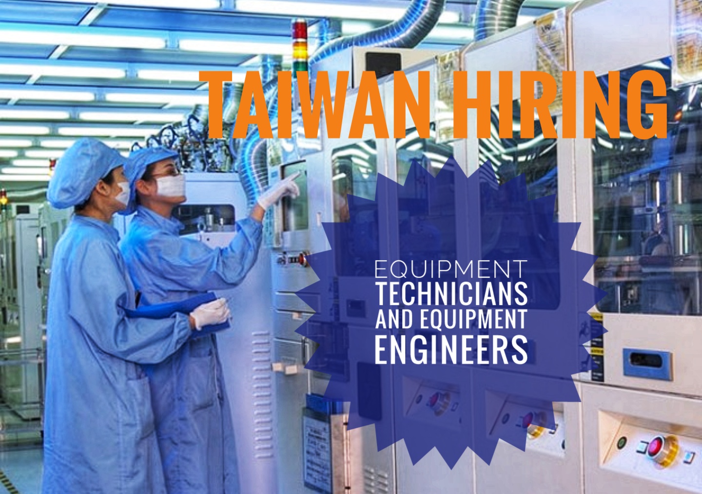 Hiring Equipment Technicians And Engineers For Chipmos Technologies In