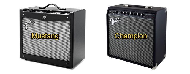 Amplificadores a Transistores Fender Mustang II V2 y Fender Champion 40
