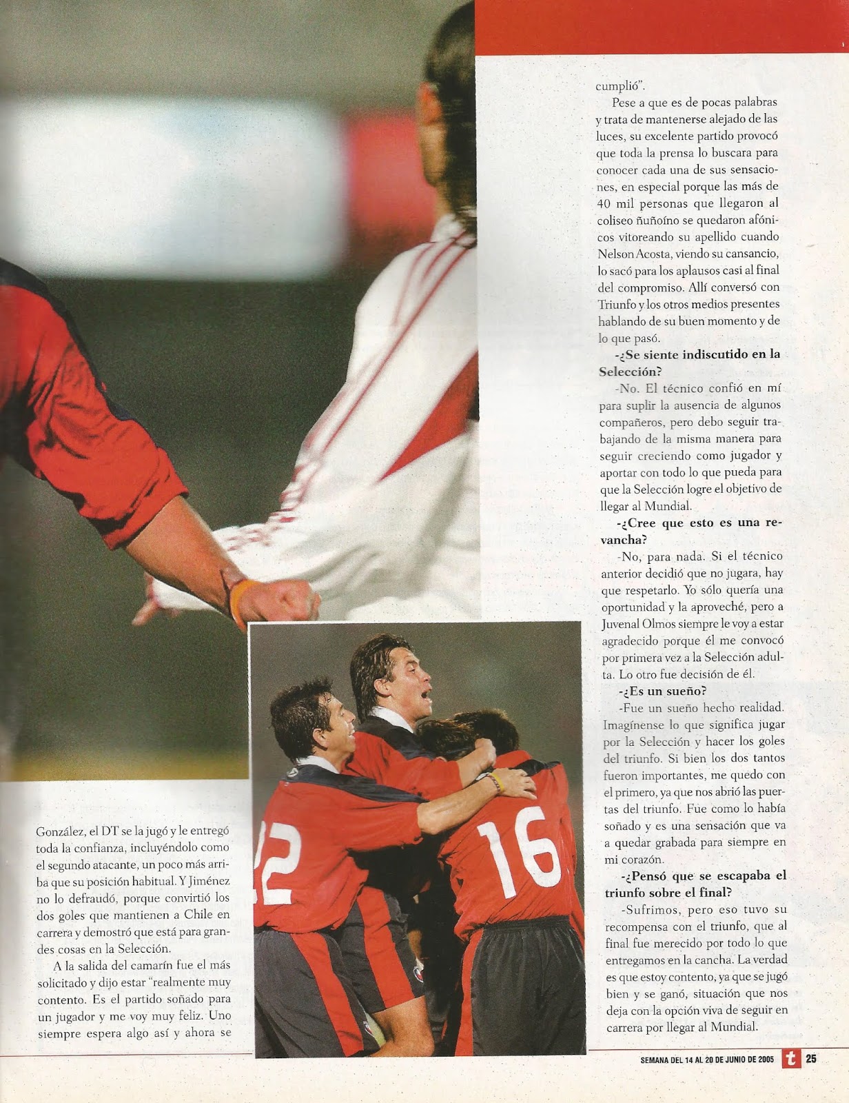 Partidos de la Roja [08/06/2005] ChileVenezuela 21