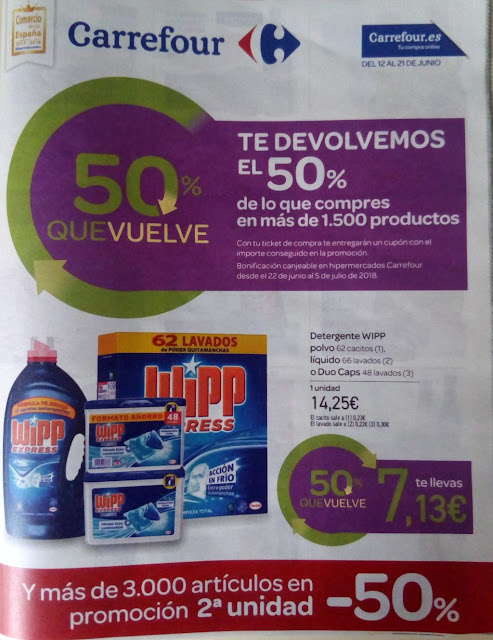 Carrefour y el 50% que vuelve Carrefour y el 50% que vuelve