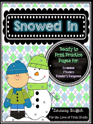 For the Love of First Grade: *Snowed In* and a Freebie!