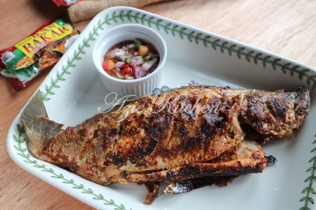 Ikan Bakar Sedap Dengan Perencah Ikan Bakar Adabi