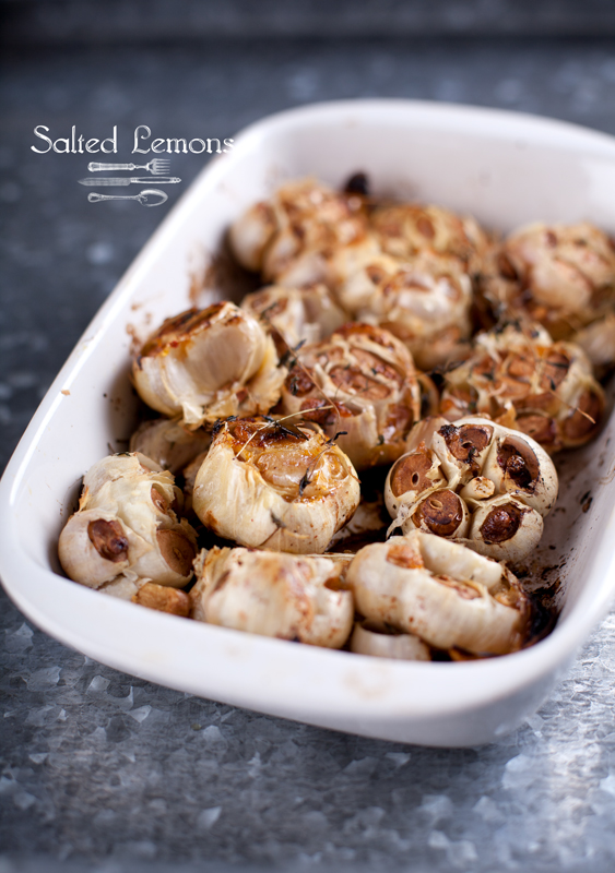 Roasted garlic spread