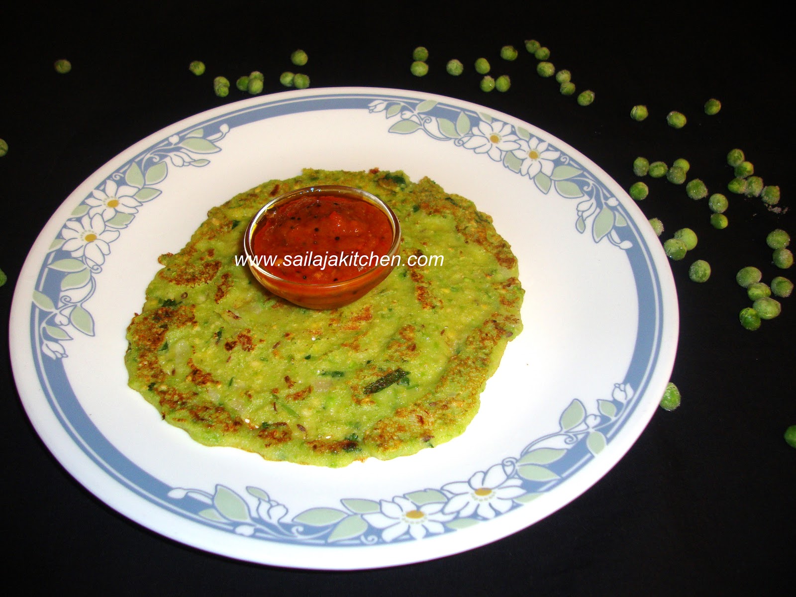 Sailaja Kitchen...A site for all food lovers! Green Peas Dosa / How to
