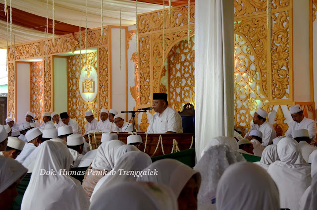 Asisten I Sekda Hadiri Haul Akbar Para Masyayih Jama'ah Aathoriqoh Al-Qodiriyyah Wannaqsyabandiyyah Panggul