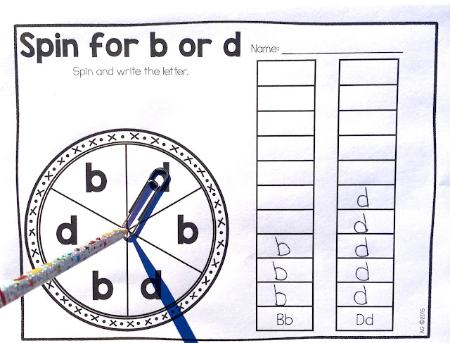 B and D reversals and confusion are so common in beginning readers and writers. Here's some activities that I use to help correct these errors in my struggling readers.