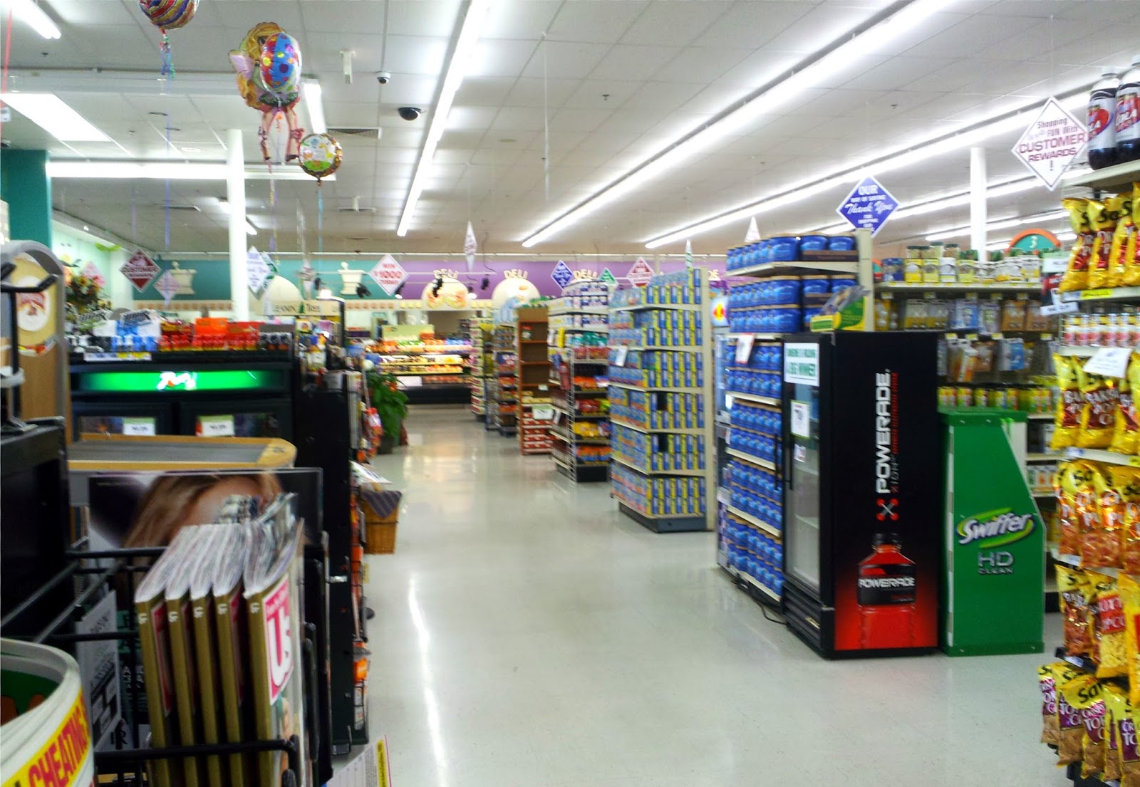 Hoofing it to the grocery store!