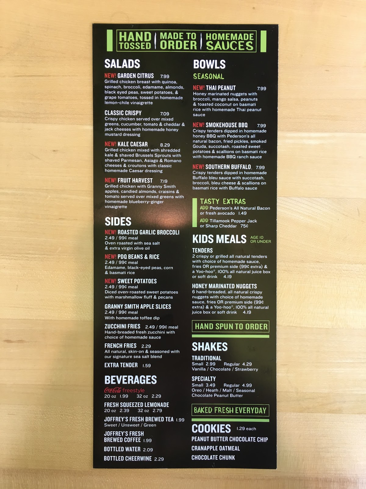 Houston Food Explorers PDQ A Fast Casual Concept With Excellent Food