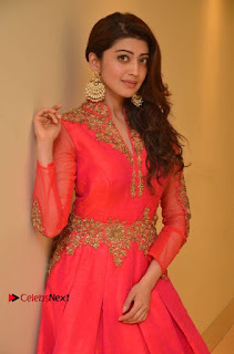 Actress Pranitha Subhash Latest Stills in Pink Designer Dress at 'Love For Handloom' Collection Fashion Show  0021