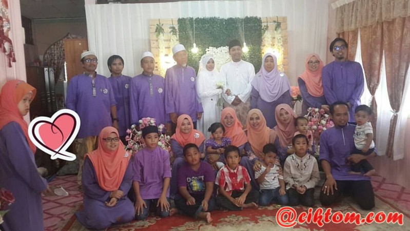 gambar pengantin dengan keluarga perempuan