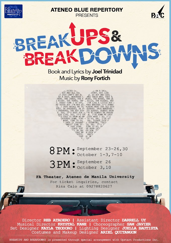 BREAKUPS & BREAKDOWNS: Ateneo Blue Repertory 24th Season Premiere