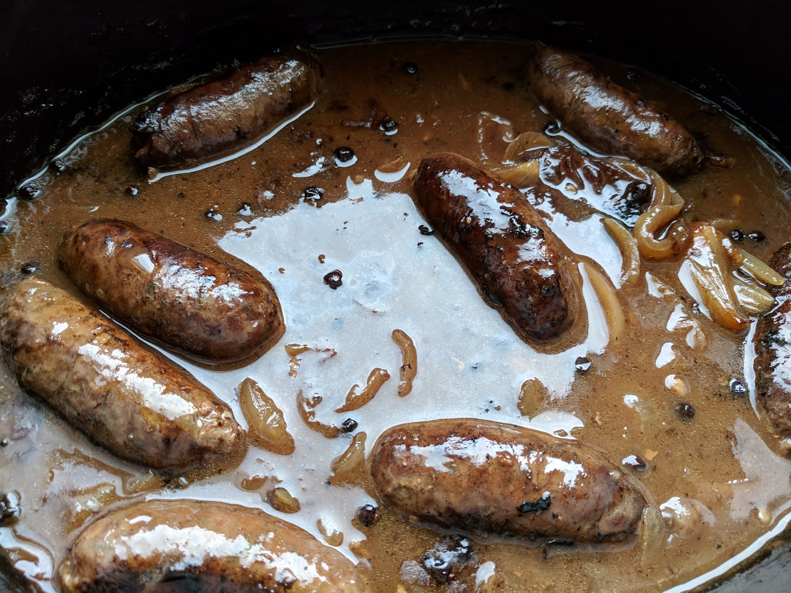 JibberJabberUK Slow cooker venison sausage casserole
