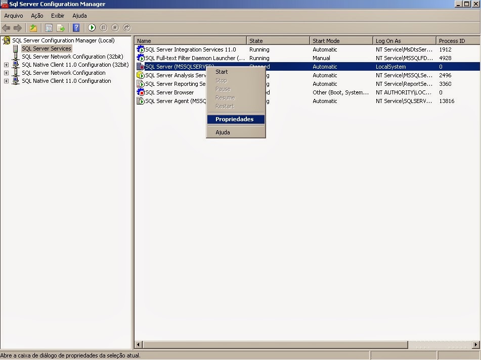 BI Como Resolver Operating system error 5 (Acesso