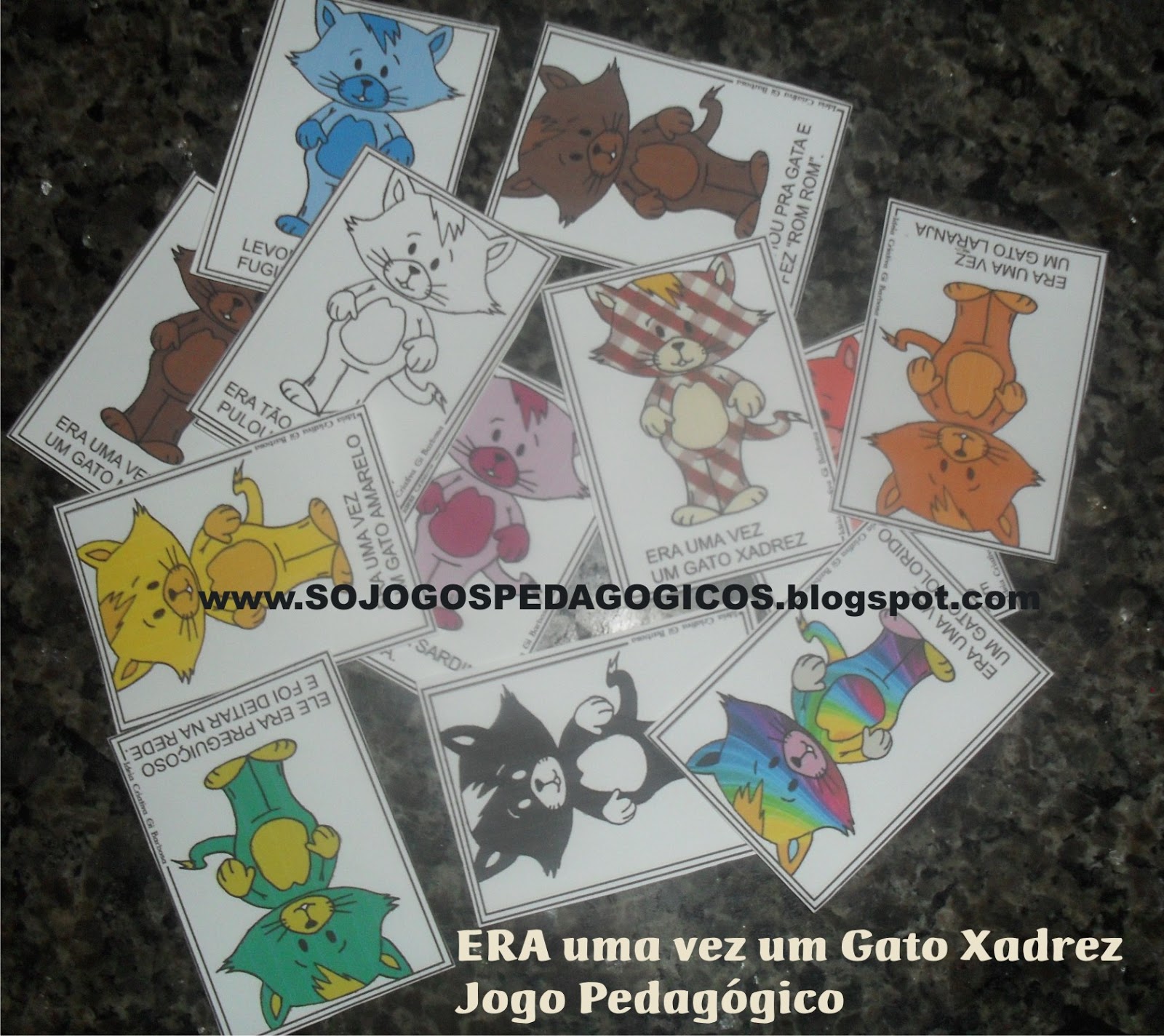 Era uma vez um gato xadrez para colorir e atividades - Pedagogia