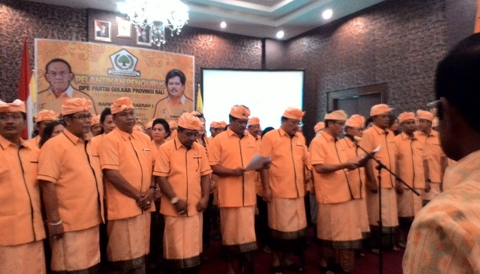 Gubernur Pastika Ajak Golkar Bersinergi Bangun Bali