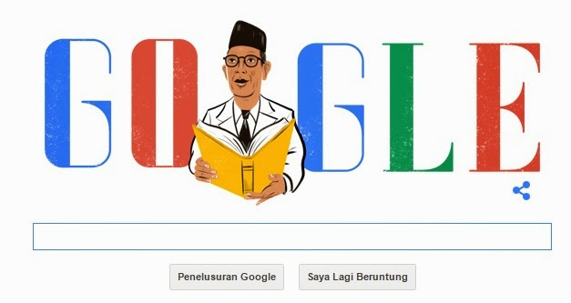 oogle Ikut memperingati Hari Pendidikan Nasional Indonesia dan google mengambil tema Ki Ha Google: Selamat Hari Pendidikan Nasional