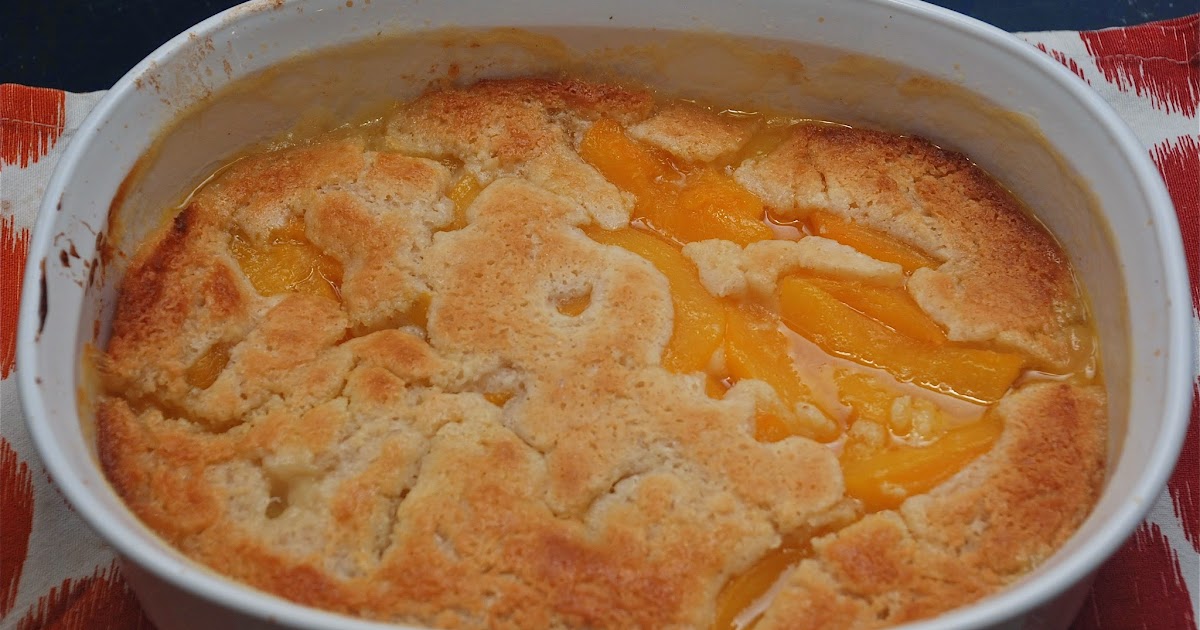 Peach Cobbler Recipe Canned - Fresh Peach Cobbler - Cook Diary - Add the pe...