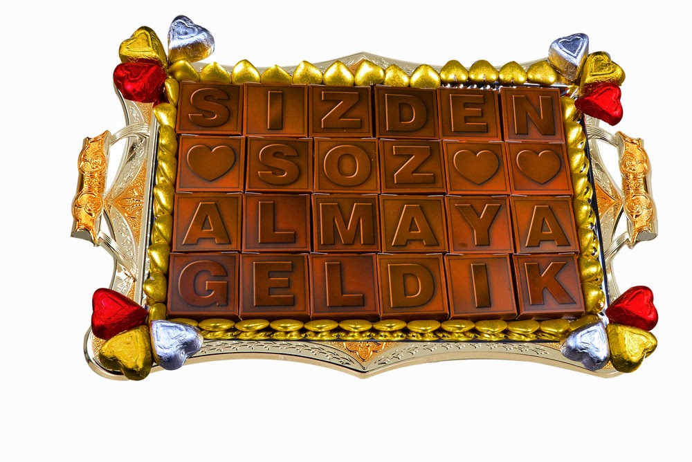 Çikolata Aşktır Kız İsteme Seti Çikolata