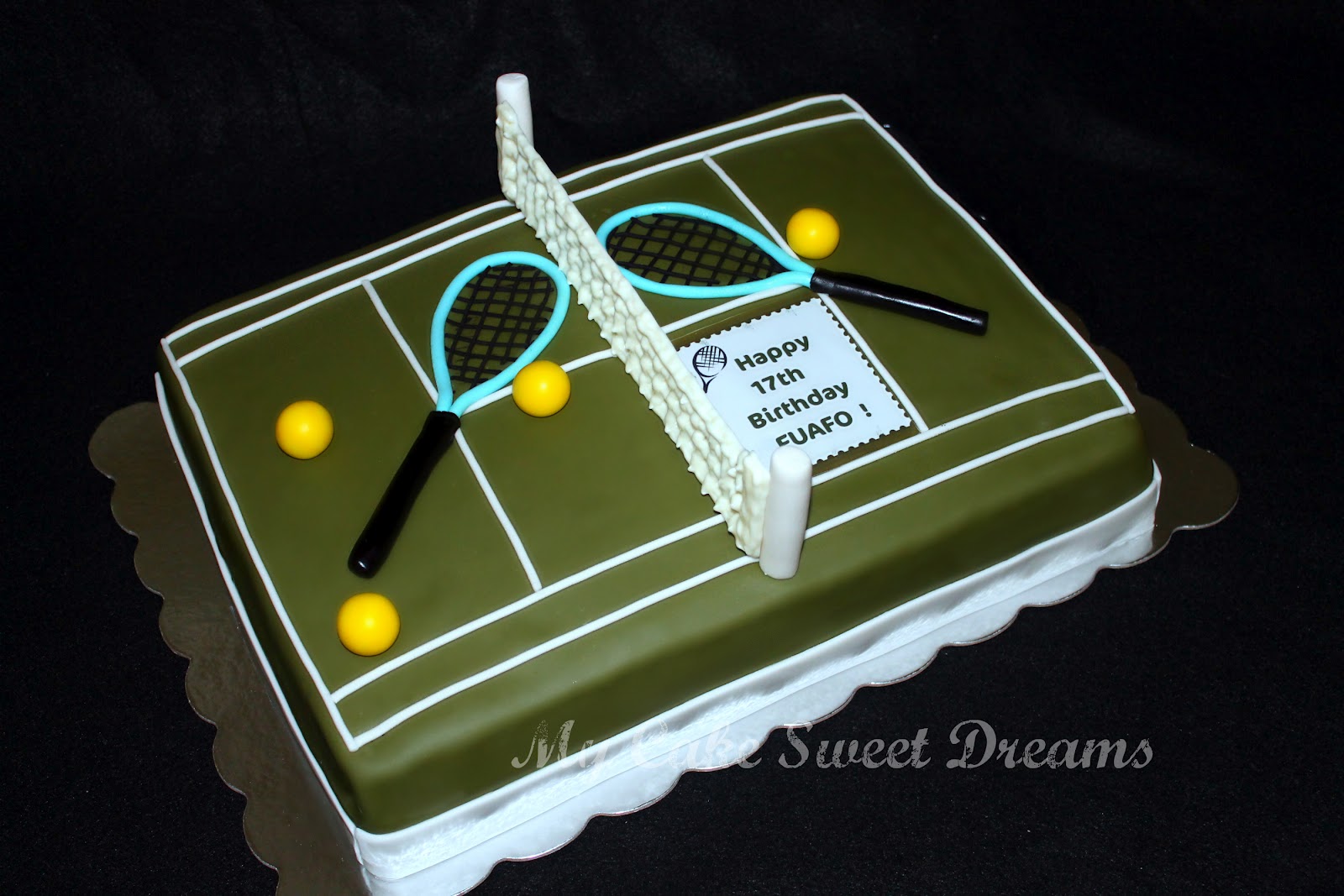 Cakesbyzana Tennis Birthday Cake