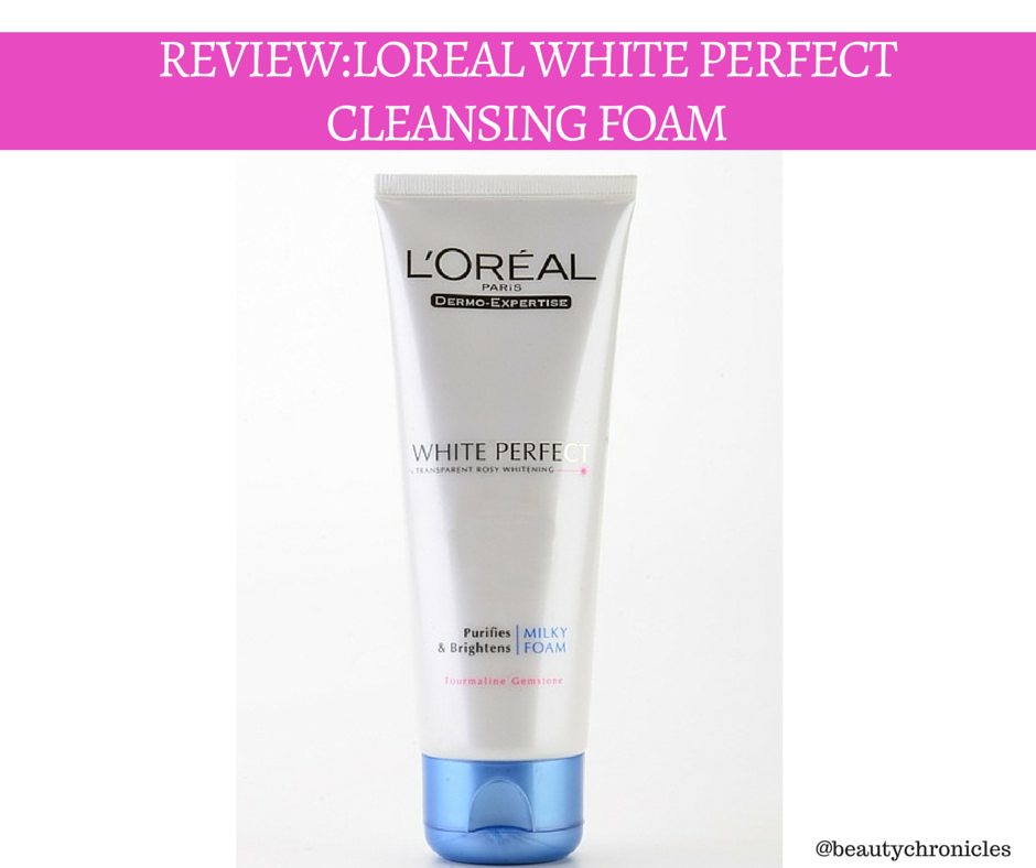 loreal white perfect foam