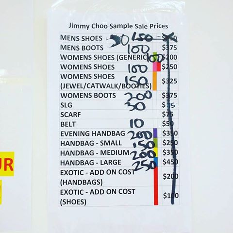jimmy choo sale