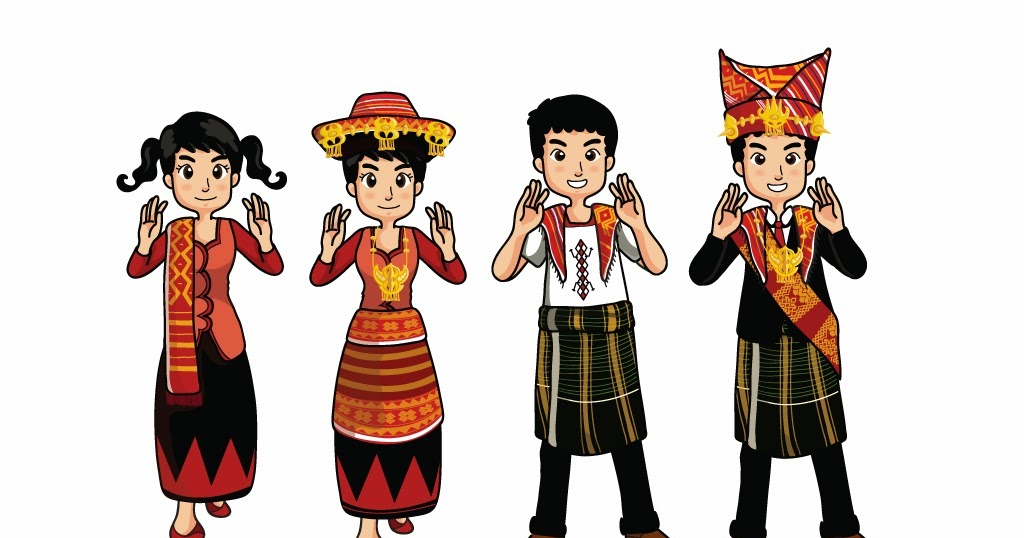 Gambar Pakaian Adat Suku Sunda Kartun Provinsi Yang Masyarakat