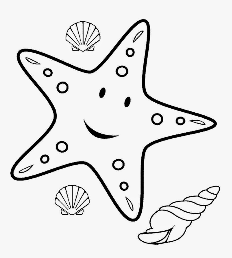 Sea Star Coloring Page Coloring Pages
