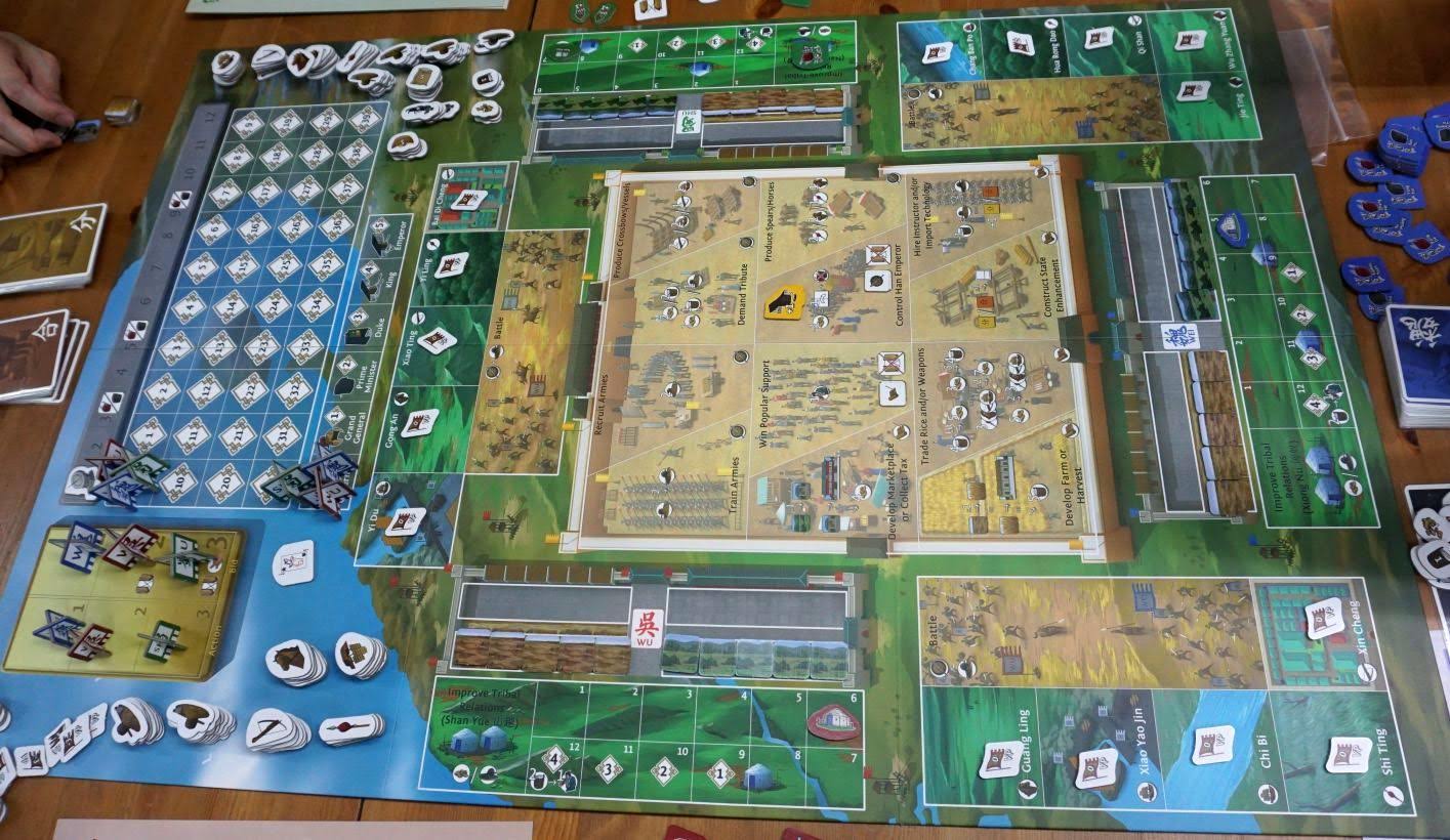 Hiew's Boardgame Blog Three Kingdoms Redux