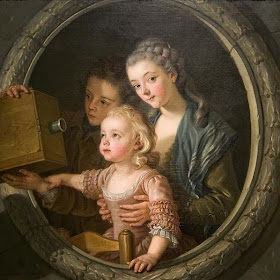 The Camera Obscura by Charles-Amédée-Philippe van Loo, 1764