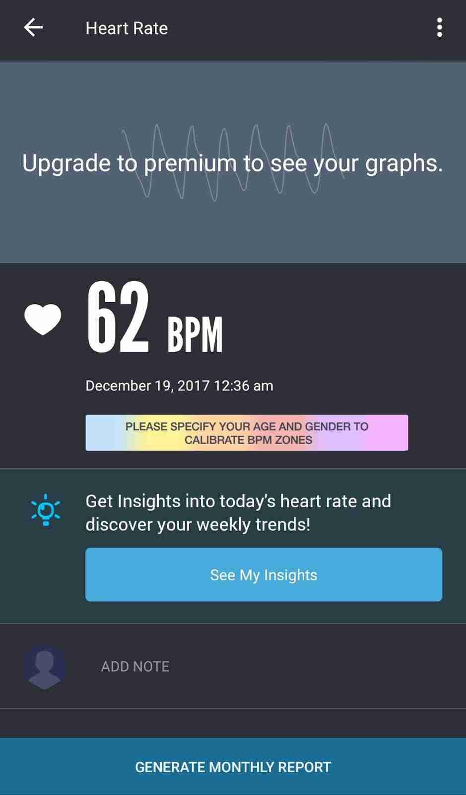 Instant Heart Rate Monitor