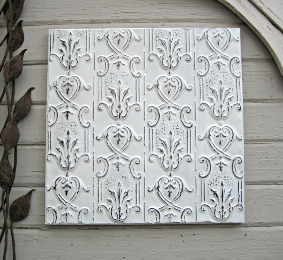 Antique Ceiling Tin Tiles. Clean Crisp White Tin Ceiling Tiles