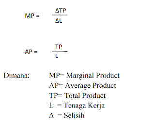  karena penambahan penggunaan satu unit faktor produksi variabel Pengertian Produk Marginal (marginal product)