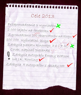 Postanowienia noworoczne, cele 2013 Postanowienia noworoczne, cele 2013