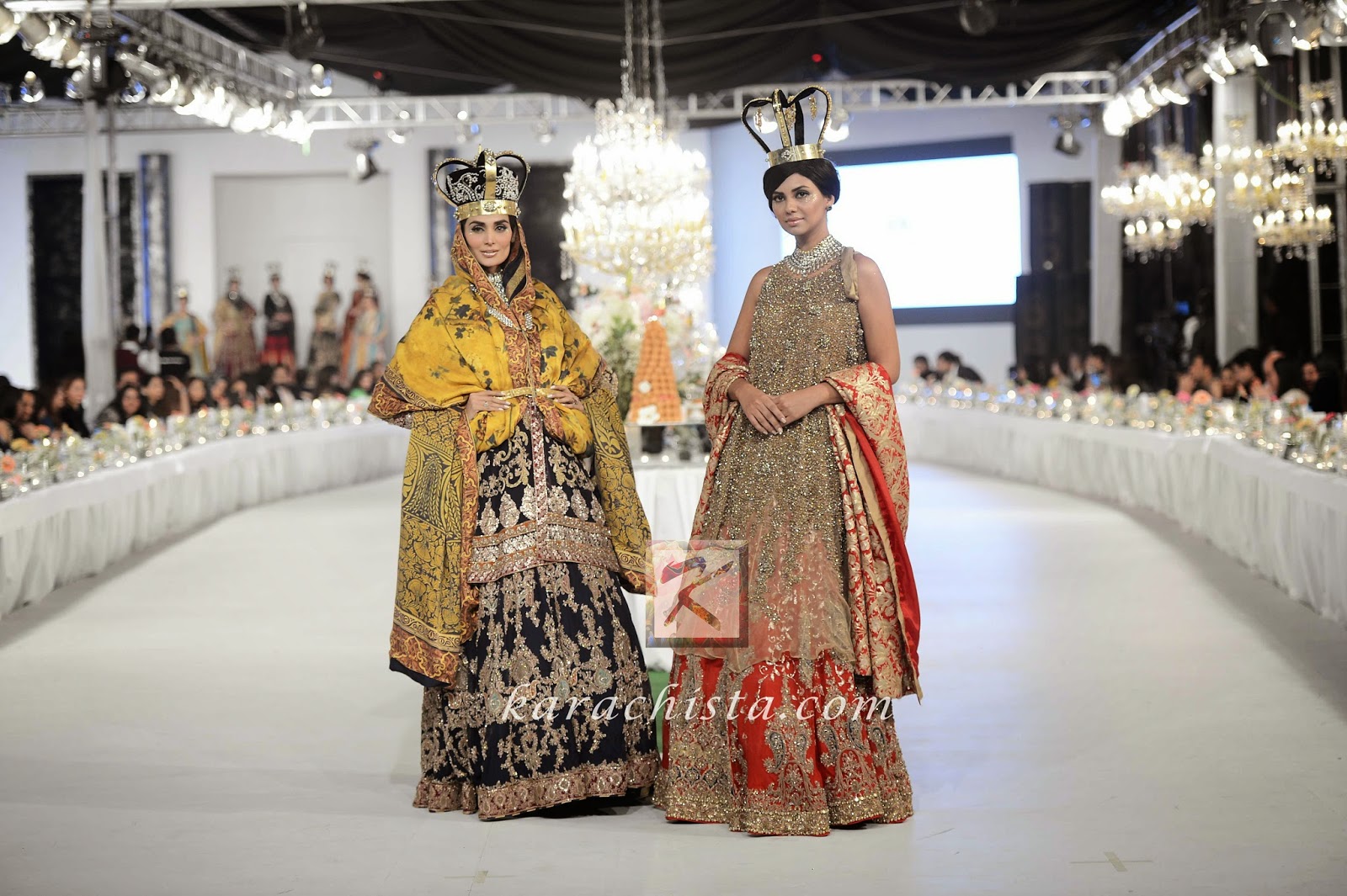 HSY PFDC Swarovski Couture Mehreen Syed Sunita Marshall for HSY Swarovski