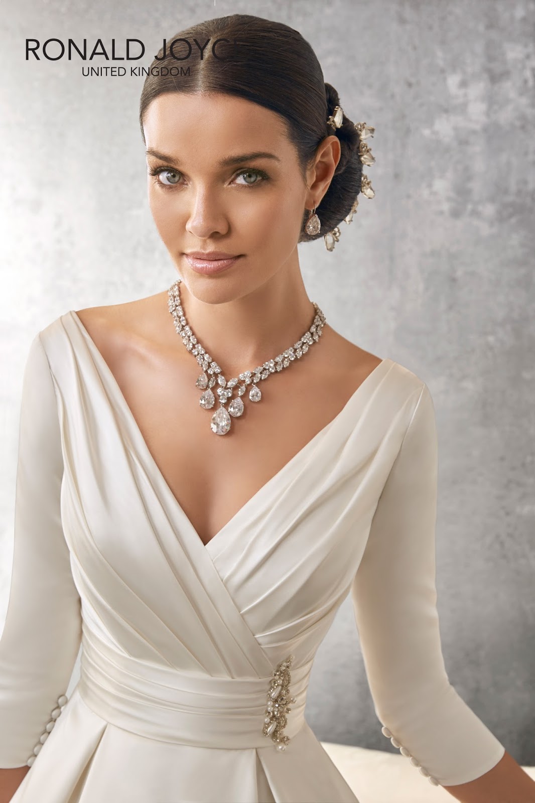 Dress Of The Day Ronald Joyce Andrea Borrowed Blue Old New If You Are Looking For A Beautiful Long Sleeved Gown Your Winter Wedding Then Look No Further Than This Offering From Ronald Joyce