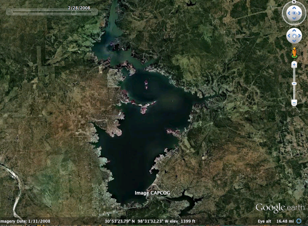 Google Earth Time Machine Texas