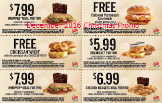 Burger King coupons december