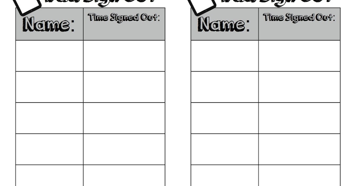 ipad sign out freebie the techie teacher sign in and out sheet