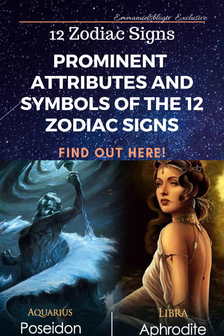 Prominent Attributes And Symbols Of The 12 Zodiac Signs